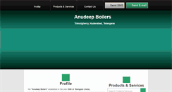 Desktop Screenshot of anudeepboilers.net